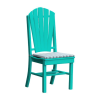 Adirondack Recycled Plastic Dining Chair with Armless Frame