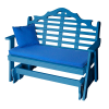 Marlboro Recycled Plastic Glider Bench