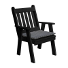 Traditional English Style Recycled Plastic Dining Chair