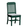 Traditional Recycled Plastic Dining Chair with Armless Frame