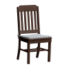 Traditional Recycled Plastic Dining Chair with Armless Frame