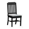 Traditional Recycled Plastic Dining Chair with Armless Frame
