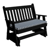 Traditional Recycled Plastic Glider Bench
