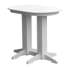 Oval Recycled Plastic Bar Table