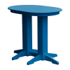 Oval Recycled Plastic Bar Table