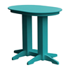 Oval Recycled Plastic Bar Table