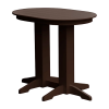 Oval Recycled Plastic Bar Table