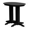 Oval Recycled Plastic Bar Table