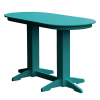 Oval Recycled Plastic Bar Table