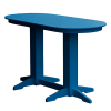 Oval Recycled Plastic Bar Table