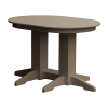 Oval Recycled Plastic Dining Table