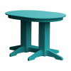 Oval Recycled Plastic Dining Table