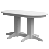 Oval Recycled Plastic Dining Table