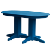 Oval Recycled Plastic Dining Table