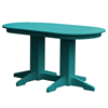 Oval Recycled Plastic Dining Table