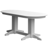 Oval Recycled Plastic Dining Table