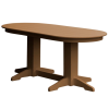 Oval Recycled Plastic Dining Table