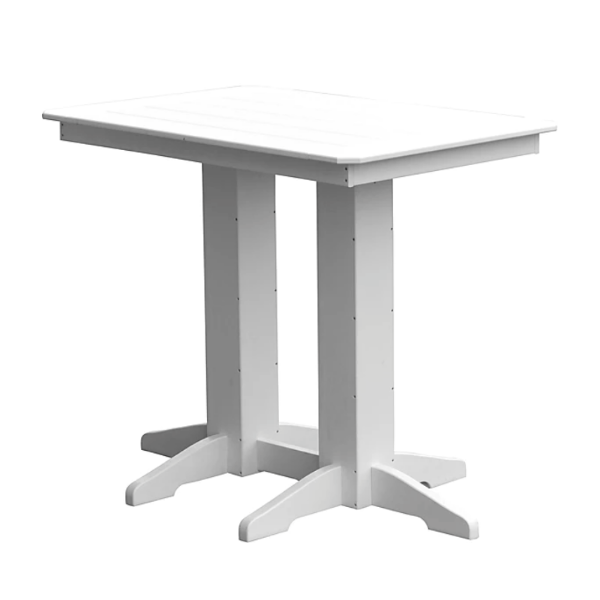 Rectangular Recycled Plastic Bar Table