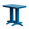 Rectangular Recycled Plastic Bar Table