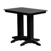 Rectangular Recycled Plastic Bar Table