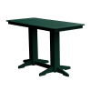 Rectangular Recycled Plastic Bar Table