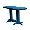 Rectangular Recycled Plastic Bar Table