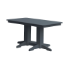 Rectangular Recycled Plastic Dining Table