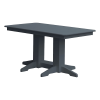 Rectangular Recycled Plastic Dining Table