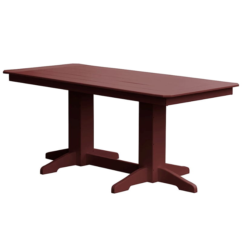 Rectangular Recycled Plastic Dining Table – Furniture Leisure