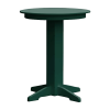 Round Recycled Plastic Bar Table