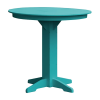 Round Recycled Plastic Bar Table