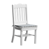 Royal Recycled Plastic Dining Chair with Armless Frame