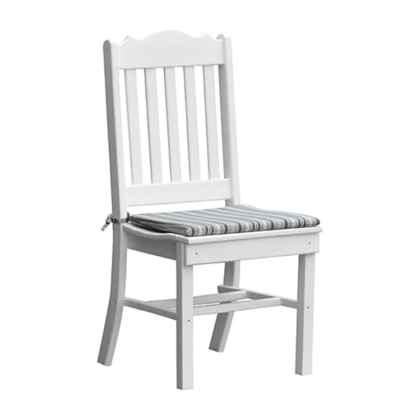 Royal Recycled Plastic Dining Chair with Armless Frame