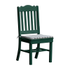 Royal Recycled Plastic Dining Chair with Armless Frame