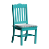 Royal Recycled Plastic Dining Chair with Armless Frame