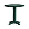 Square Recycled Plastic Bar Table