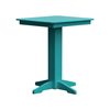 Square Recycled Plastic Bar Table