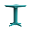 Square Recycled Plastic Bar Table