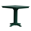 Square Recycled Plastic Bar Table