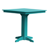 Square Recycled Plastic Bar Table