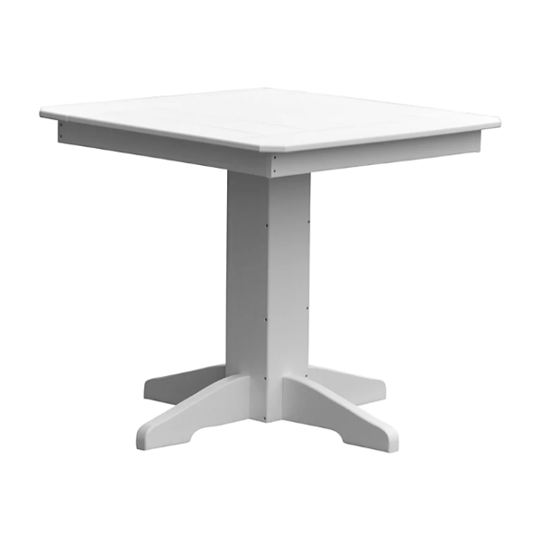 Square Recycled Plastic Dining Table