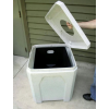 52 Gallon Square Plastic Receptacle