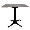 32" Square HPL Dining Table with Aluminum Frame