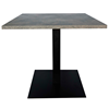 Square Vanguard Outdoor Dining Table with Aluminum Base