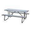 12 Ft. Aluminum Picnic Table with Welded Galvanized Steel Frame