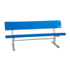 15 Ft. Portable Fiberglass Park Bench with Galvanized Steel Frame