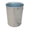 20 Gallon Galvanized Steel Trash Can