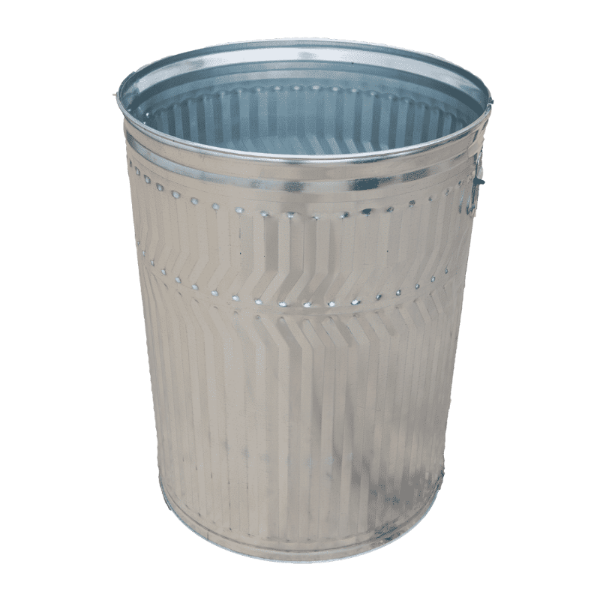 20 Gallon Galvanized Steel Trash Can