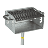 300 Sq. In. Park Galvanized Outdoor Charcoal Grill