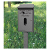 Recycled Plastic Pet Waste Bag Dispenser with Post